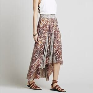 FREE PEOPLE | Show You Off Maxi Skirt High/Low | Large